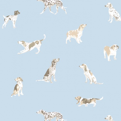 Anna French Buddy Wallpaper in Blue